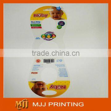 PP plastic cards for baby feeding bottle