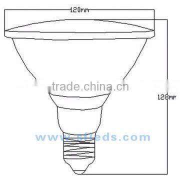 High Bright LED Waterproof Par38 E27 15W 36 Chips 3020 SMD AC 100V-240V LED Lamp Lends photo-5