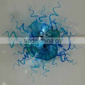 hand blown glass chandelier decoration XO-20150620 Modern glass chandelier from famous Chinese glass artist Mr Ou LianHua