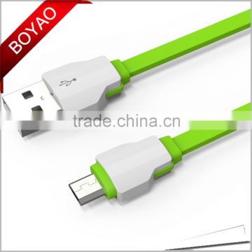 2016 new arrival slim micro usb charging data cable for smartphone