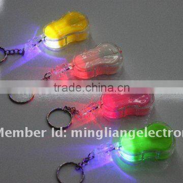 hot selling guitar LED flashing light keychains