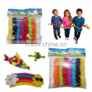 2016 new product educational toys for kids sticky stuff easy links toys/squish toys/big sticky toy