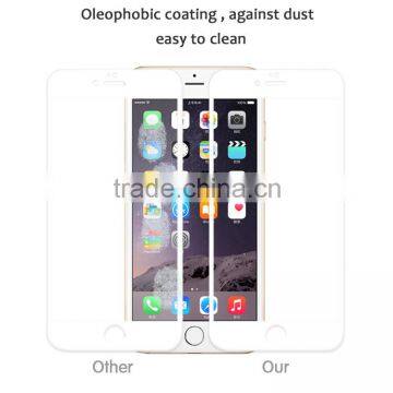 Mobile phone accessories china factory supplier silk printing tempered glass screen protector for iphone