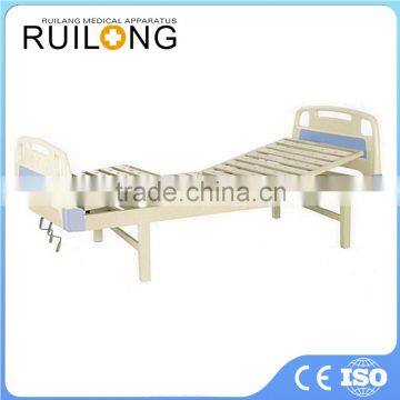 Low Price Wholesale Simple Medical 2 Cranks Manual Hospital Bed