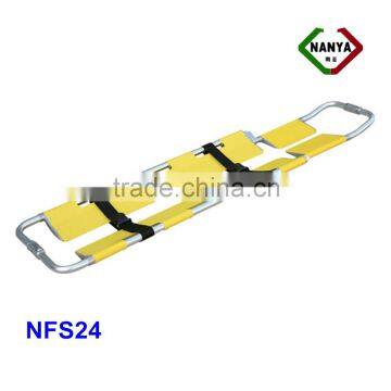 medical emergency belt folding stretcher