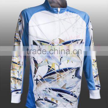 Stan Caleb sublimation transfer fishing uniforms,long sleeves sublimation custom Fishing Jerseys