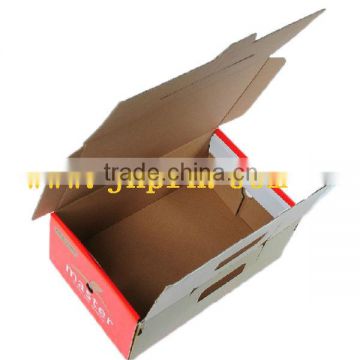 custom made foldable corrugated paper fruit box