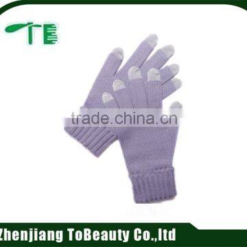 Various types winter gloves with different patterns