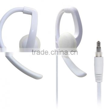 2016 new model earhook sport wired earphones free sample offered