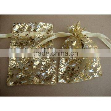 Cute drawstring candy organza bag for wedding/party