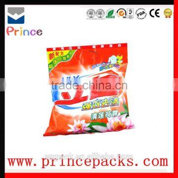 Heat seal laminated washing powder packaging bags /plastic laundry detergent bag