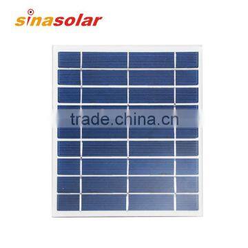 4.5V 1A High Efficency Mini Glass Laminated Solar Panel