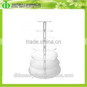DDC-0264 Trade Assurance Acrylic Round Cupcake Cake Stand