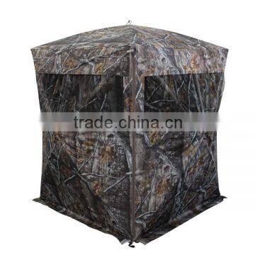 Compact design fiberglass hunting blinds for perfect shot