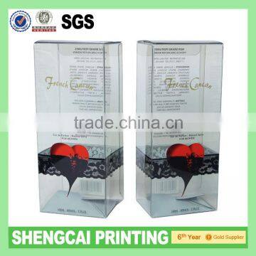 Custom clear cosmetic packing box manufaturer