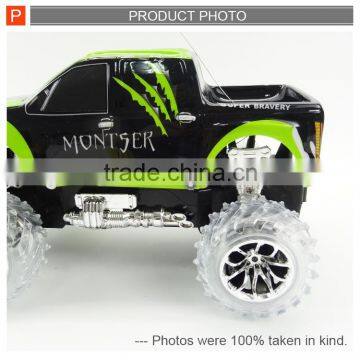 Amazing 1 /12 Scale 4channels rc Big Wheel Truck With Light Wheel photo-2