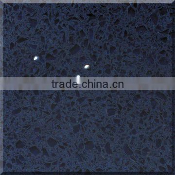 Blue artificial quartz stone