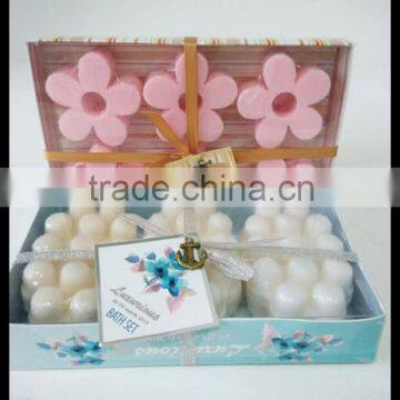 hot sale flower bath soap toilet soap body soap with nice fragrance