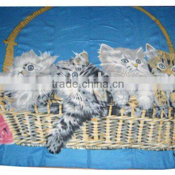 cute baby cats design printed polar fleece blanket