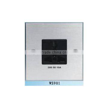 Aluminium Electric Wall Switch Socket 220V