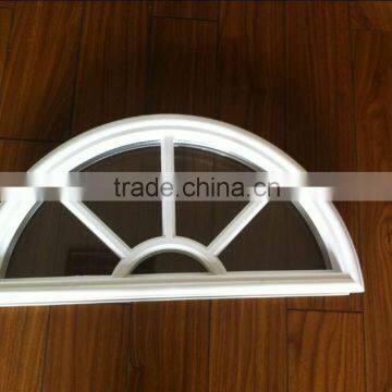 glass frame in halfmoon shape with PPor ABS material