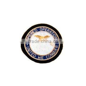 Hand Embroidered Badges , Emblems , Crest , Insignias , Patches
