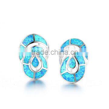 Ethiopian Opal Price Ladies Earrings Designs Pictures SEI004W