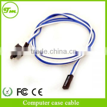 Power cable and button switch for pc replacement on off switch reset computer