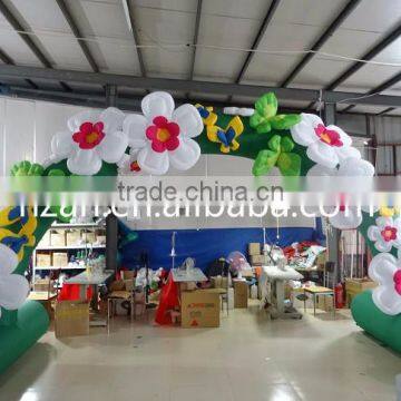 Wedding Artificial Flower Arch/ Inflatable Flower and Butterfly