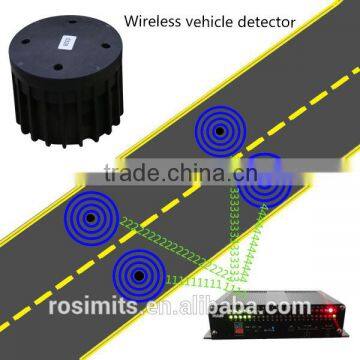 Wireless vehicle detector traffic magnetic sensor for vehicle detector counting system