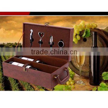 Custom Leather Wine Packing Box