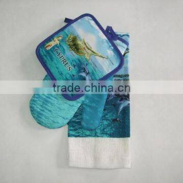 kitchen glove oven mittens for tourist souvenir gifts
