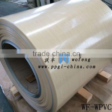 High quality VCM pvc laminated Galvanized steel coil