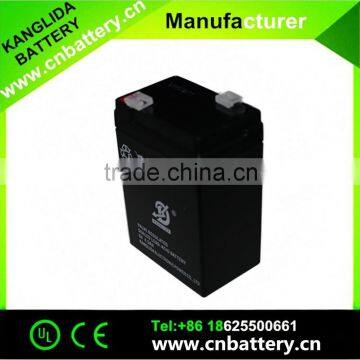 6v 4.5ah deep cycle sealed lead acid battery for emergency light