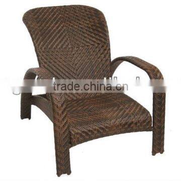 Antique High Back Outdoor Wicker Rattan Chairs