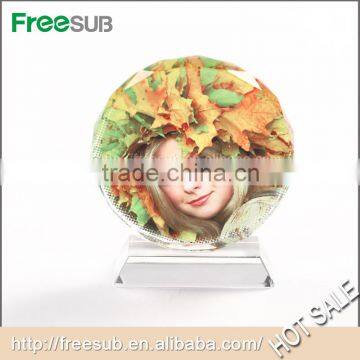 Customized 3D Crystal Photo Frame Blank Crystal
