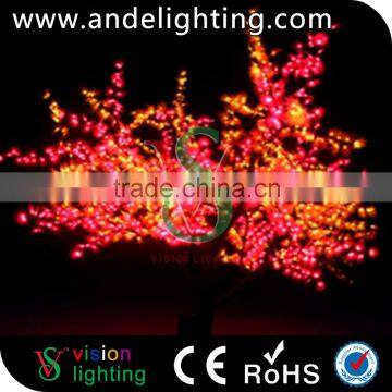 Customized bulk sale tall big artificial outdoor led cherry blossom tree light