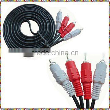 Speaker 4RCA to 4RCA AV Cable/component av cable,4rca plug to 4 rca plug