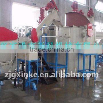 pet bottle crushing washing drying recycling line