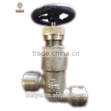 Marine male thread moulded steel stop dn15 valve