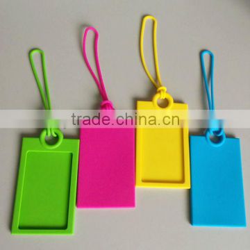 high qualit silicone airplane luggage tag