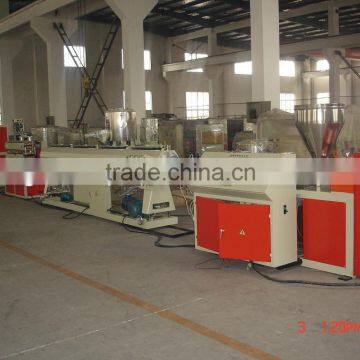 zhangjiagang PE plastic pipe extruder machine