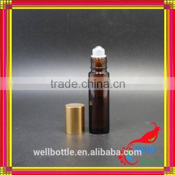5ml 10ml 15ml Clear Amber Blue Glass Roll on Bottle for Perfume