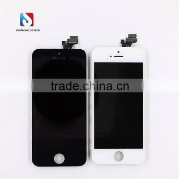 Original AAA Wholesale White/Black LCD Screen And Digitizer Assembly With Frame For iPhone 5