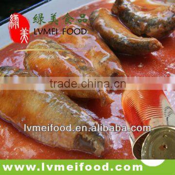 Hot Sale 200g Canned Sardines in Tomato Sauce