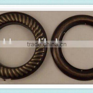 16mm 19mm Antique Brass Curtain Drapery Grommet Rings With Washer Eyelet