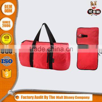 China factory solid color nylon duffle bag