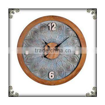 Decorated large digital wall clock