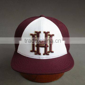 Custom Diamond Polyster Fabric Snapback Cap With 3D Embroidery Logo photo-2