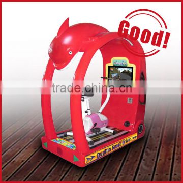 coin operated Dolphin Small Driver game machine amusement park ride ticket redemption video game machine